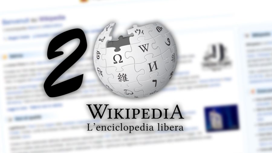 wikipedia 20 anni