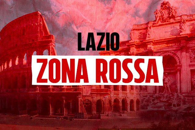 Il Lazio diventa zona rossa da lunedì 15 marzo: è ufficiale, indice Rt a 1.3