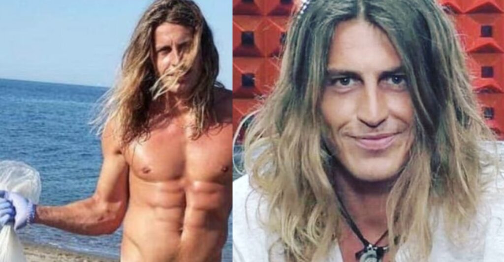 grande fratello alberto mezzetti pulisce la spiaggia