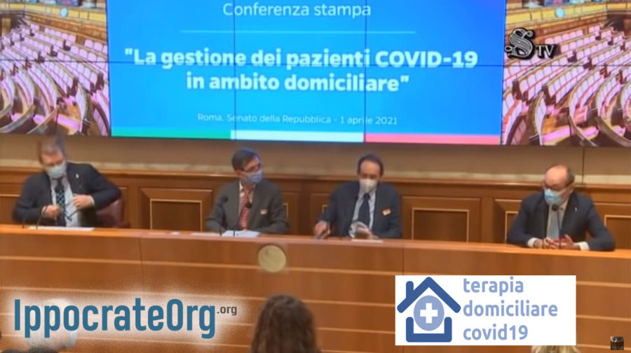 Senato-Conferenza stampa sulla gestione domiciliare dei pazienti Covid-19