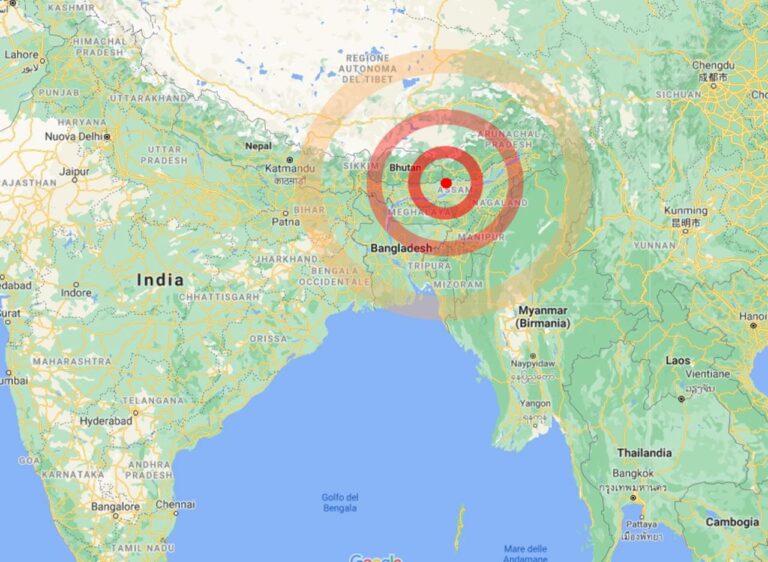 terremoto india 28 aprile 2021