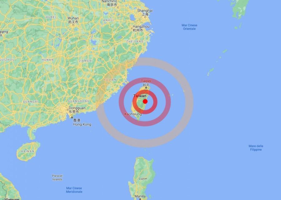 Forte terremoto in Taiwan, si temono danni. Paura anche a Taipei