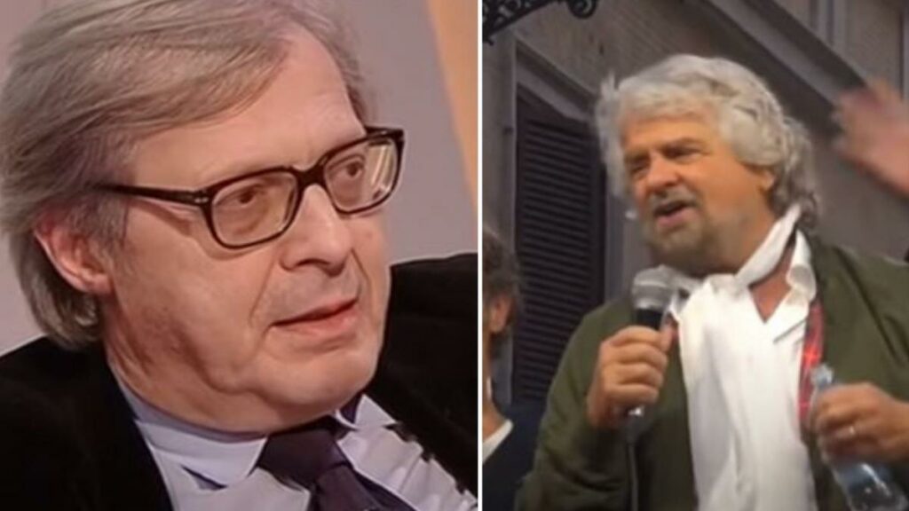 vittorio sgarbi e beppe grillo 2453585