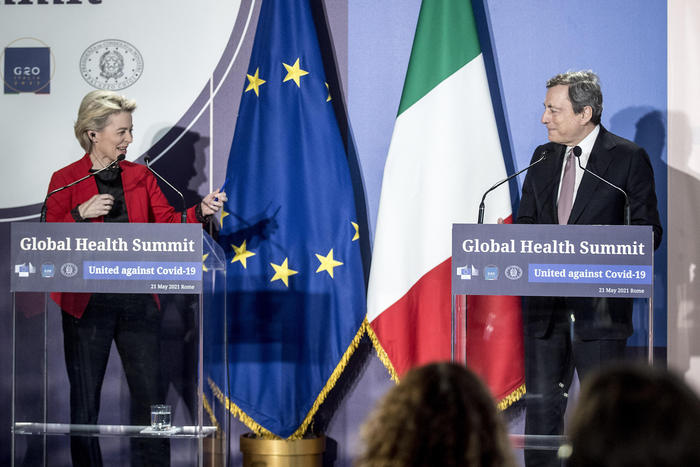 A Roma Global Health Summit, Draghi: ‘Vacciniamo il mondo, dobbiamo superare i confini’
