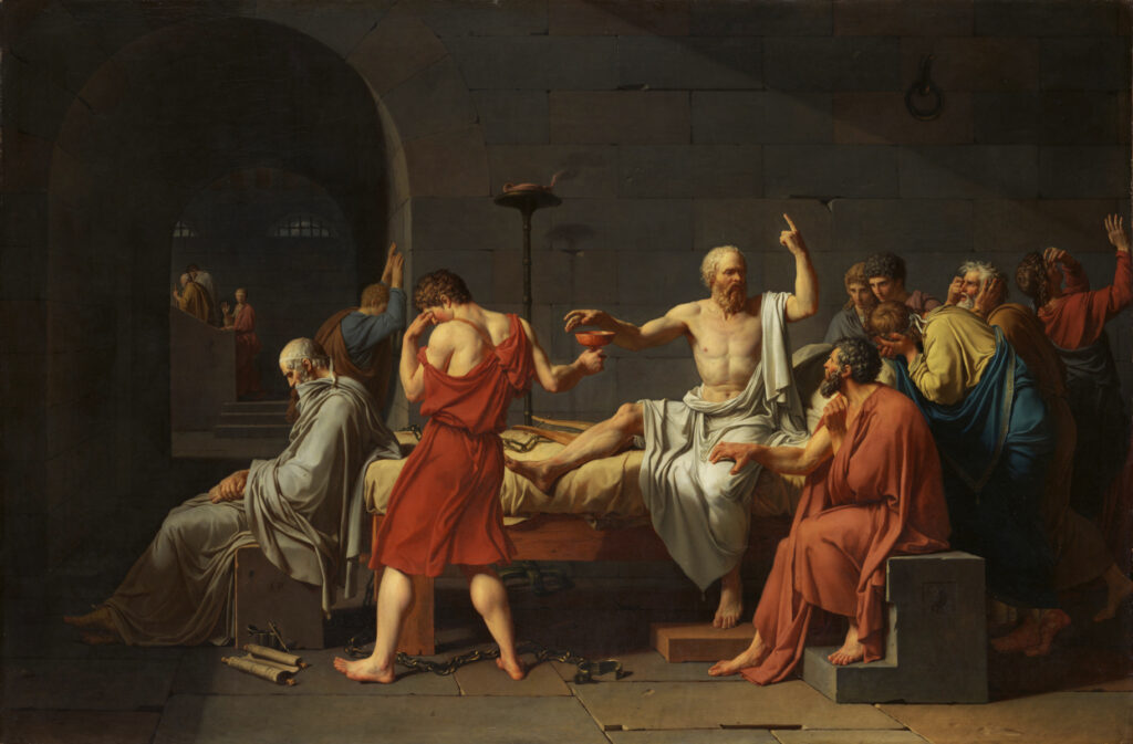 morte di socrate