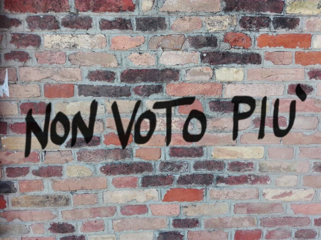 Non voto piu