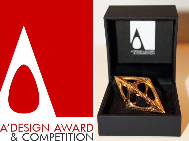 a design award logo trophy