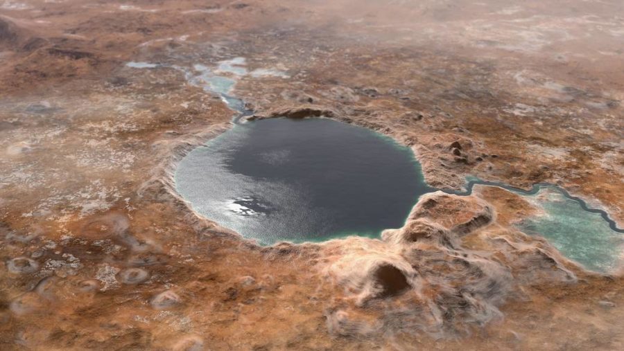 Marte, c’era un lago nel cratere in cui si cerca la vita