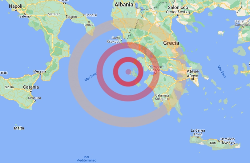 Forte scossa di terremoto in Grecia: epicentro a Cefalonia, onde sismiche arrivate al Sud Italia