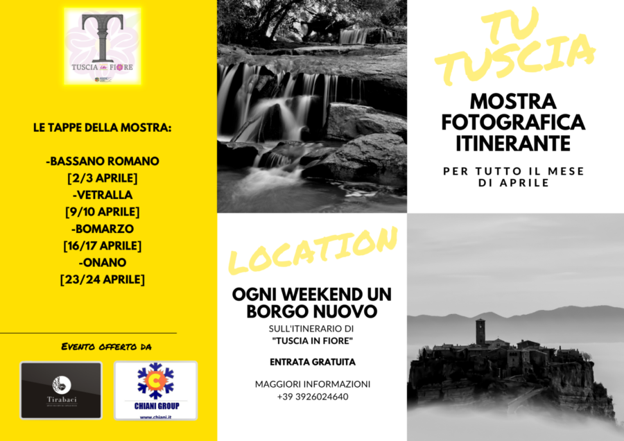 Arriva la mostra itinerante sul territorio viterbese organizzata da “Tu Tuscia”