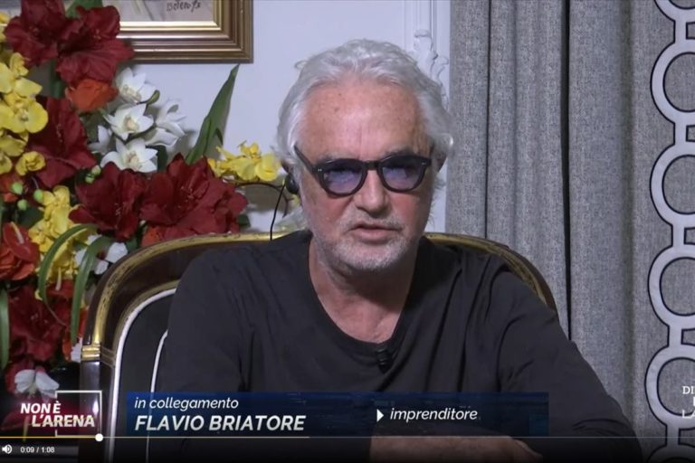 Flavio Briatore imprenditore lamenta decreto ristori