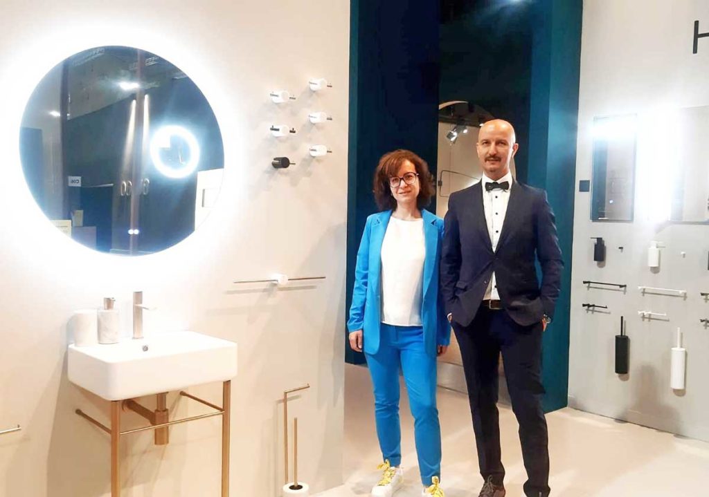 Simone Bianchini con la sorella Michela contitolare di Stilhaus