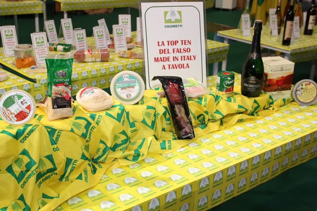 falso made in italy coldiretti