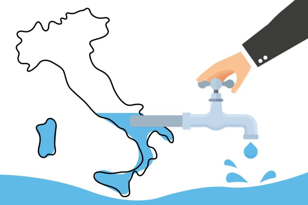 italia spreco acqua