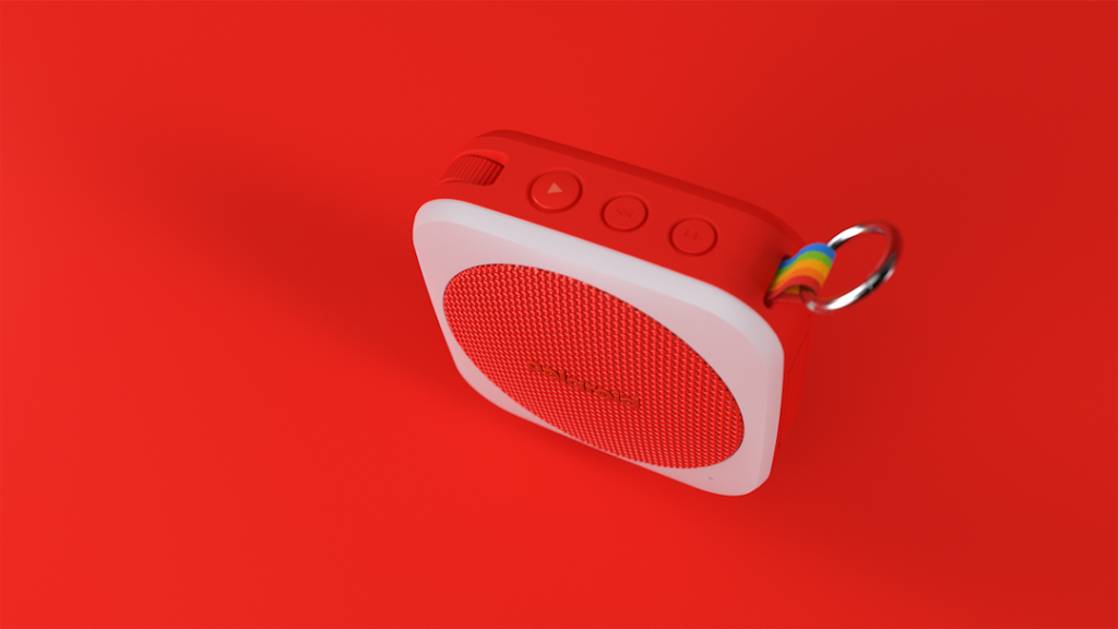 46d0d0 Polaroid Player P1 Red