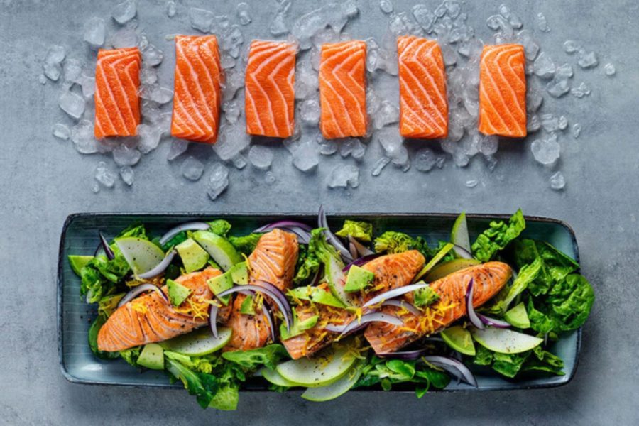 Salmone norvegese al forno con limone 1 salmone norvegese limone