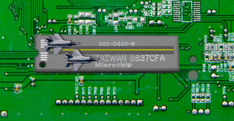 F35s on circuit board
