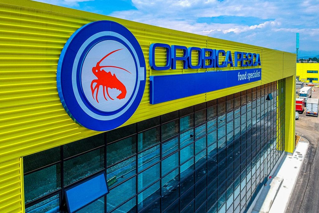 Orobica Pesca catena del freddo stabilimento stezzano