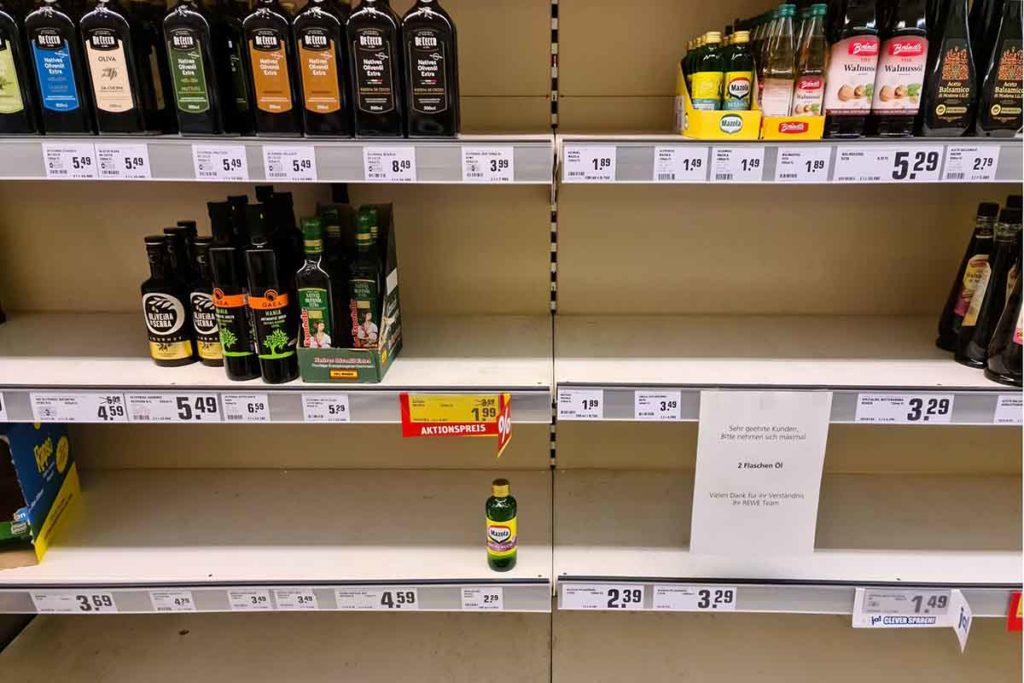 carenza olio