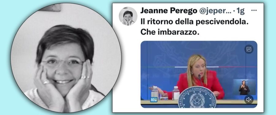 Insulti a Meloni, si muove l’Ordine: segnalata Jeanne Perego per violazione deontologica