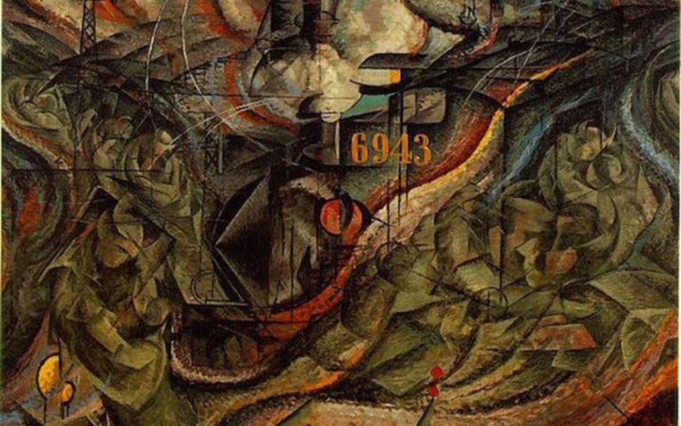 133717 638px States of Mind  The Farewells by Umberto Boccioni 1911
