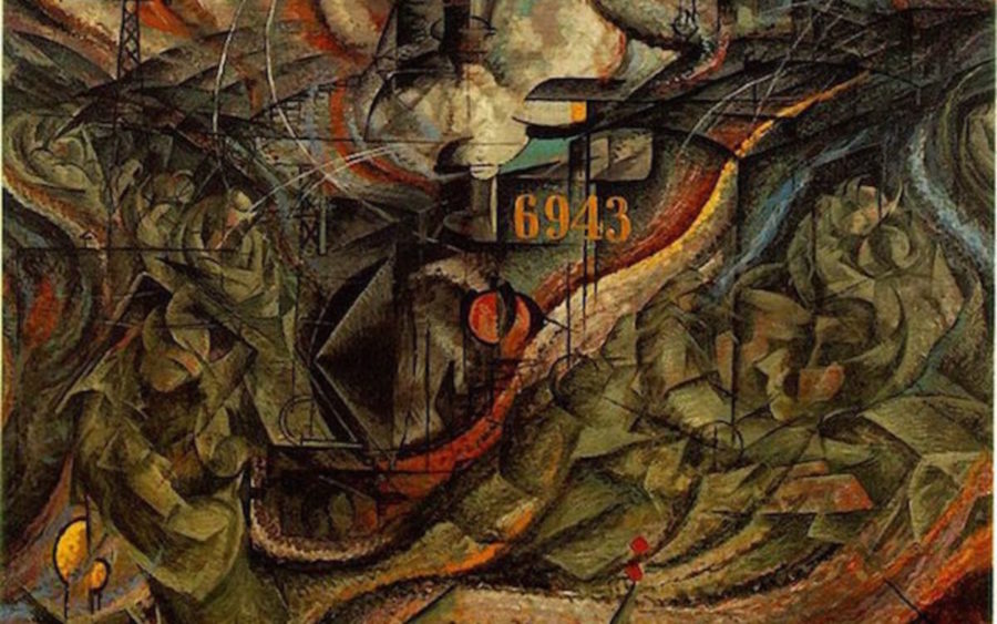 133717 638px States of Mind  The Farewells by Umberto Boccioni 1911