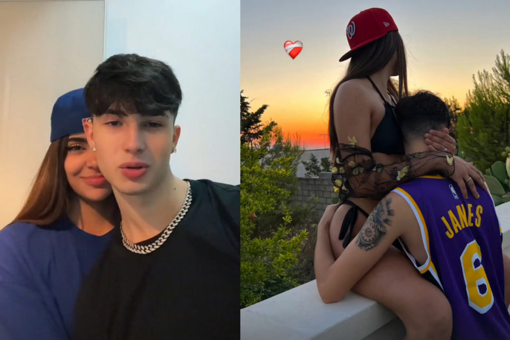 Angelica Colombo e Filippo Vozzolo si baciano