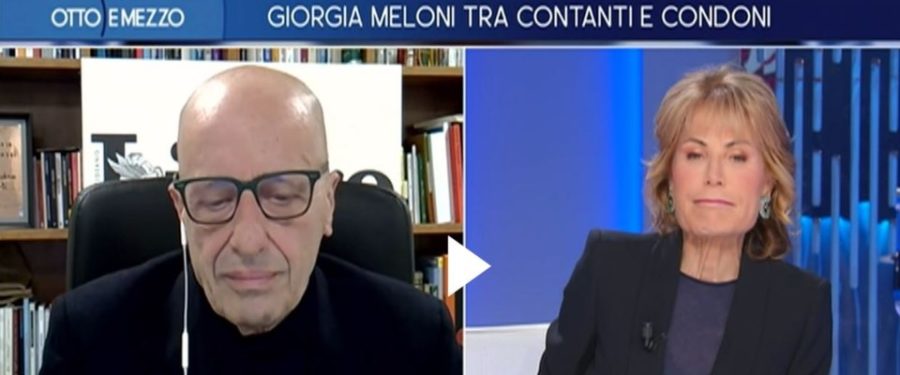 Sallusti manda in tilt la Gruber su pos ed evasione fiscale. Scintille con Travaglio (video) 1 Gruber in tilt ok