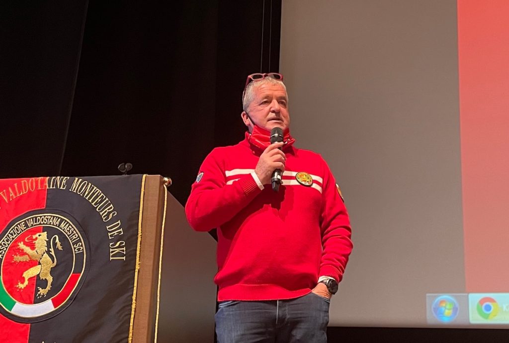 Il Presidente dellAssociazione Maestri di sci Beppe Cuc