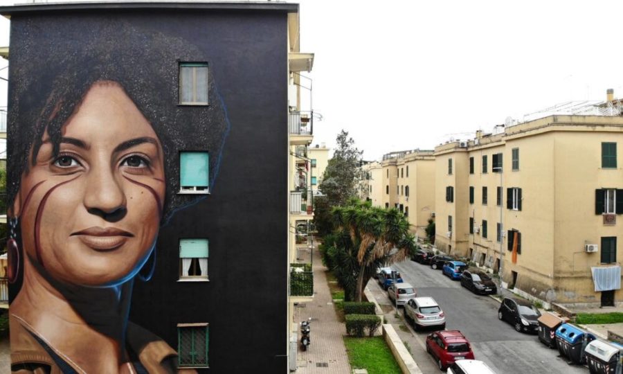 Roma, residenti del Quarticciolo occupano cantiere di via Manfredonia: “L’Ater ha disertato l’incontro pubblico” 1 Jorit quarticciolo 1000x600 1