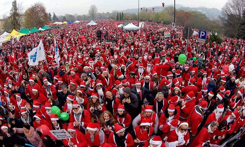 Raduno 2022 Babbi Natale al Regina Margherita di Torino
