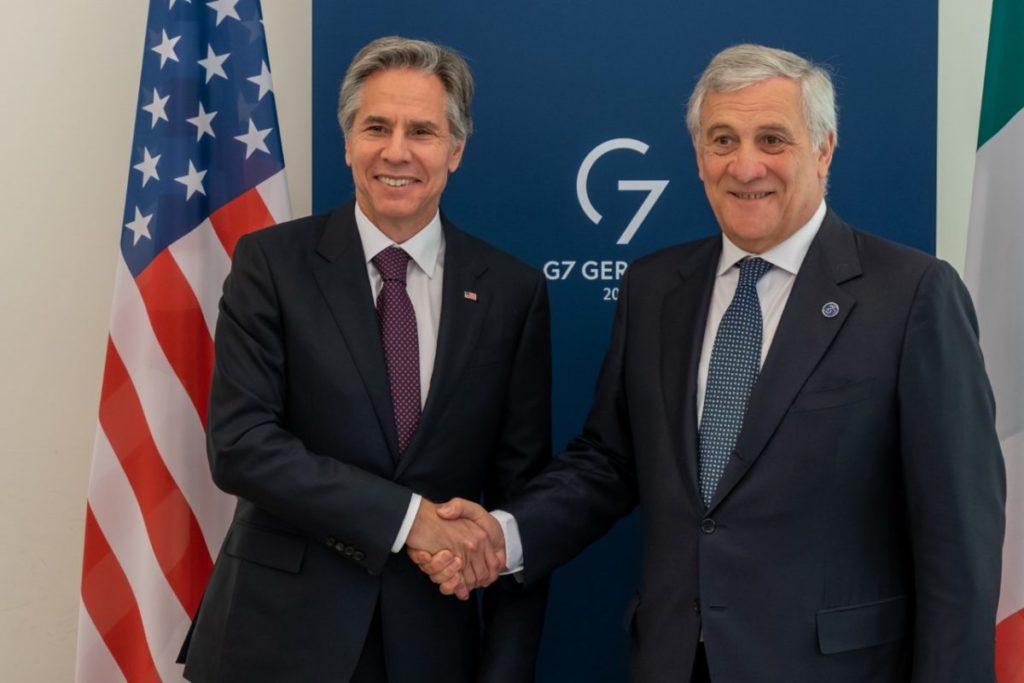 Tajani Blinken