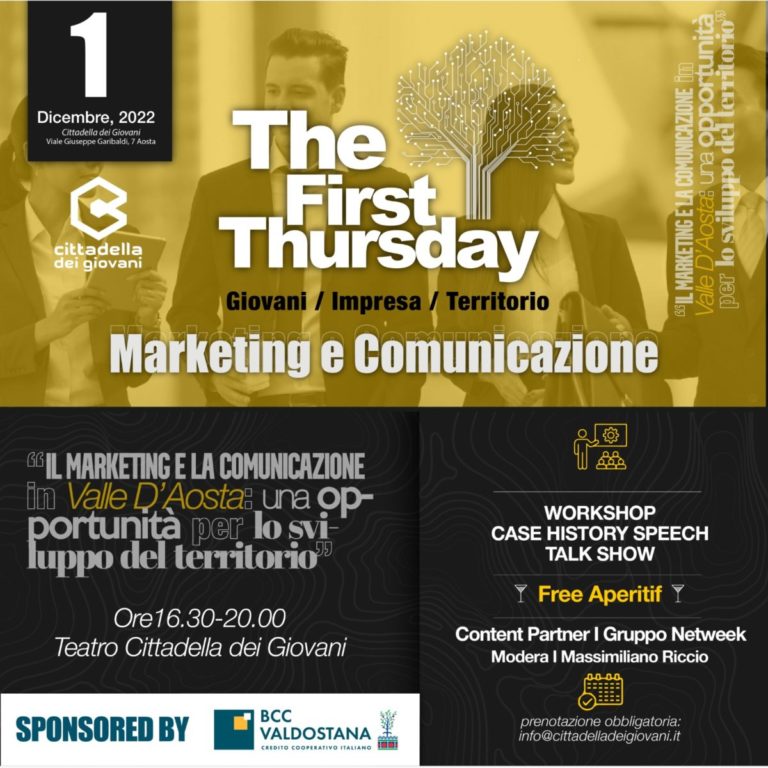 TheFirstThursday 1 dicembre 2022Locandina
