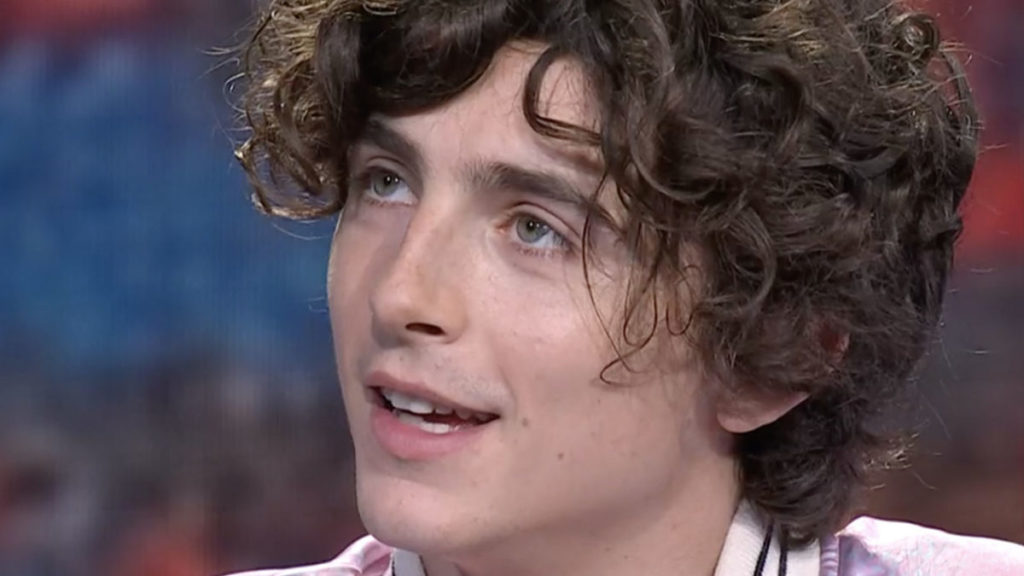 Timothee Chalamet Che Tempo Che Fa