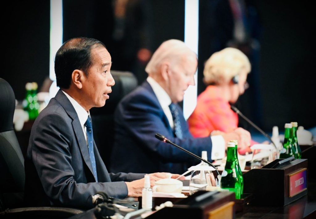 Widodo Biden von der Leyen