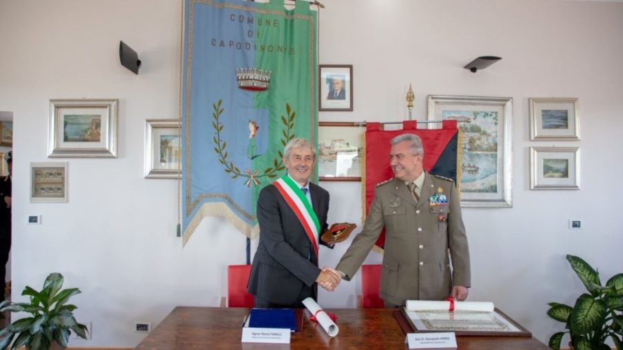 Il Comune di Capodimonte conferisce la cittadinanza onoraria all’Arma del Genio 1 arma del genio capodimonte 2