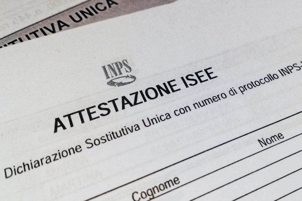 attestazione isee