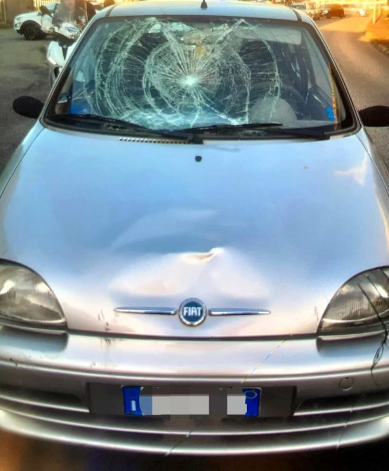 auto pedone investito via vico quinzano