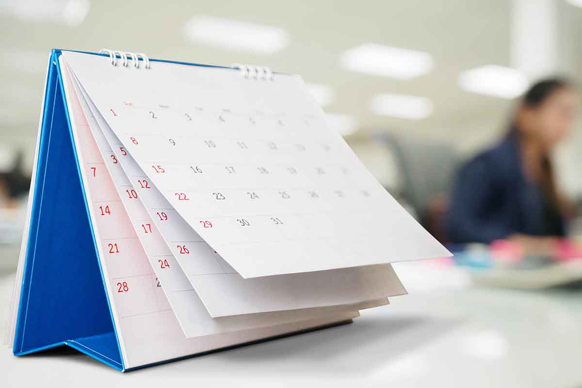 calendario vecchio riciclo