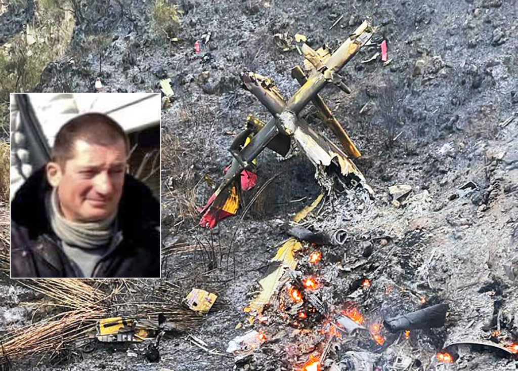 canadair precipitato sull etna nel riquadro matteo pozzoli