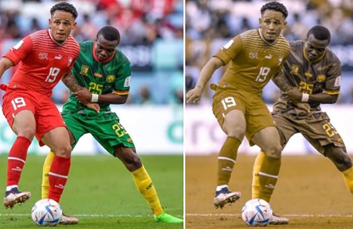 Mondiali Qatar: perché la partita Svizzera-Camerun è stata criticata dai daltonici di tutto il mondo