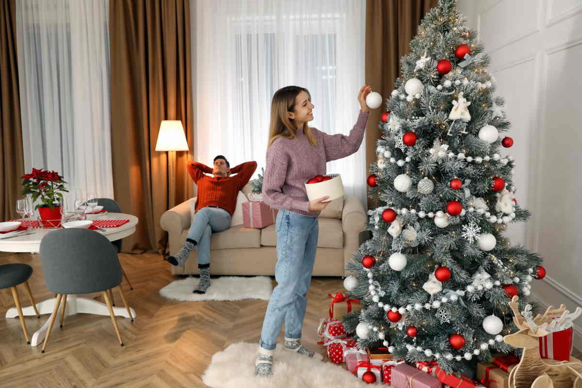 decorare albero di natale