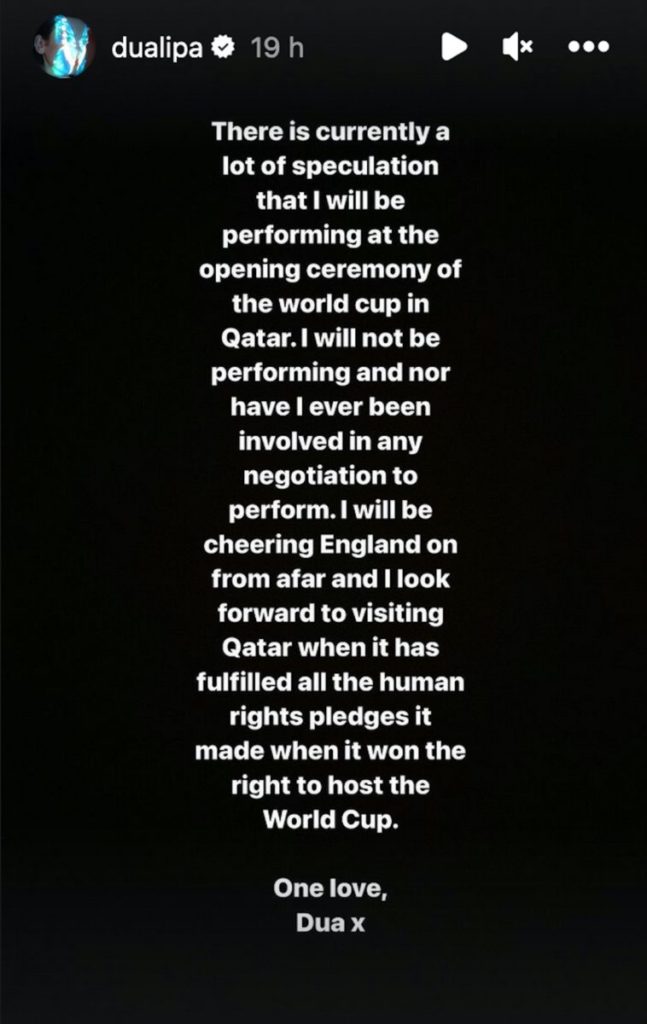 dua lipa qatar
