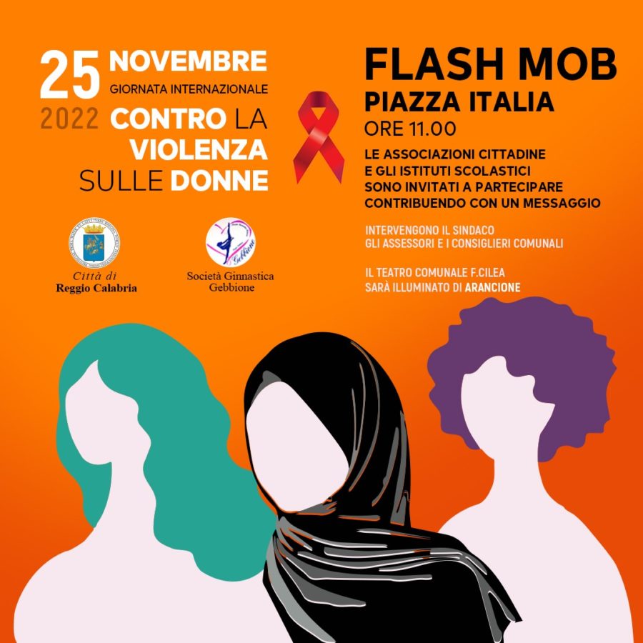Reggio Calabria si prepara alla Giornata internazionale contro la violenza sulle donne: le iniziative del Comune e di Atam 1 flash mob piazza italia