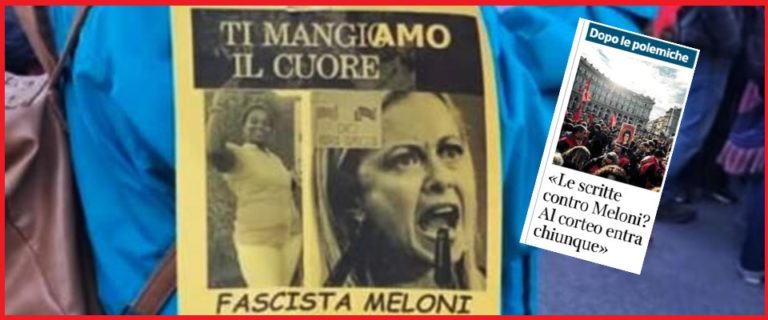 insulti meloni femministe