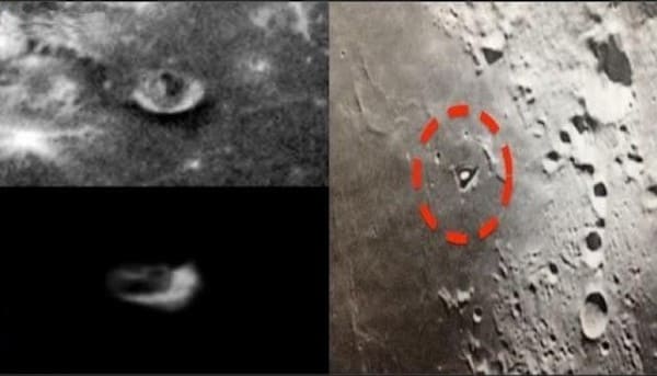 La Luna non è nostra? “UFO e strutture” catturati dalla NASA