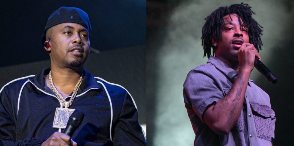 nas 21 savage traduzione one mic one gun