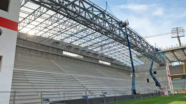 padova il cantiere dello stadio euganeo