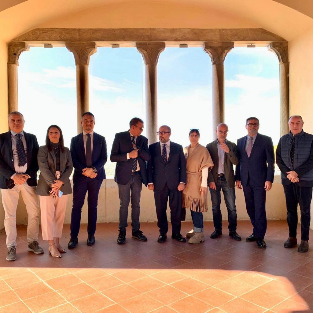 tarquinia il ministro della cultura gennaro sangiuliano al museo archeologico nazionale