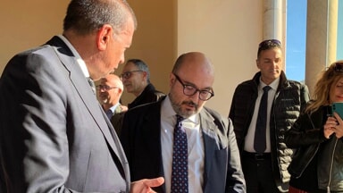 tarquinia il ministro della cultura gennaro sangiuliano al museo archeologico nazionale 2